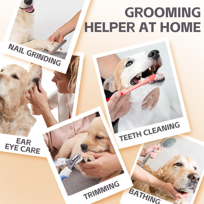 Dog Grooming Hammock Harness for Medium Dogs Nail Trimming, Dog Sling for Cutting Nails, Dog Hanging Holder Hanger for Clipping Nails with Nail Clippers, Nail File M for Medium Dogs 55LB - PawsPlanet Australia