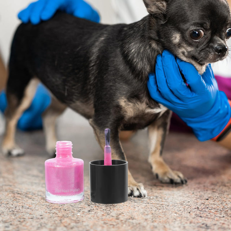 Dog Nail Polish Quick Dry Pet Nails Polish Set 6 Pcs Water-Based Healthy Paw Grooming Pet Dye Kit for All Pets - PawsPlanet Australia