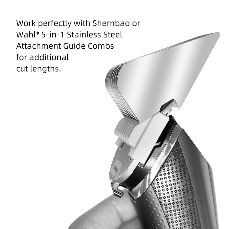 shernbao 5-in-1 Adjustable Pet Clipper Blades PGC-721 Clippers ONLY. (NOT Compatible with Wahl, andis or Other Brand Clippers)(Standard) 8-30 - PawsPlanet Australia