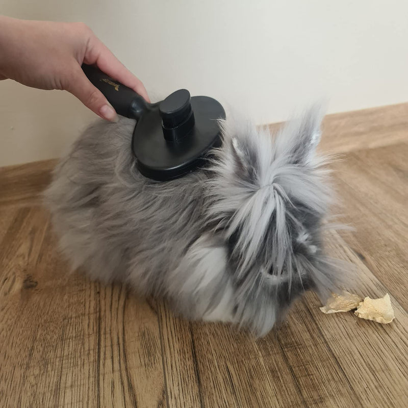 Purlov 18905 Dog Brush Cat Brush Cleaning Long Hair Short Hair Dogs Puppies Undercoat Fur Coat Stainless Steel - PawsPlanet Australia