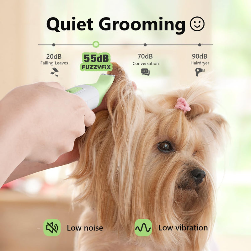 Dog Grooming Kit, 4 in 1 Pet Clippers for Grooming Supplies, Cordless Dog Paw Trimmer Nail Grinder, Professional Long Hair Shaver for Matted Hair Cat Small Dogs Thick Coats - PawsPlanet Australia