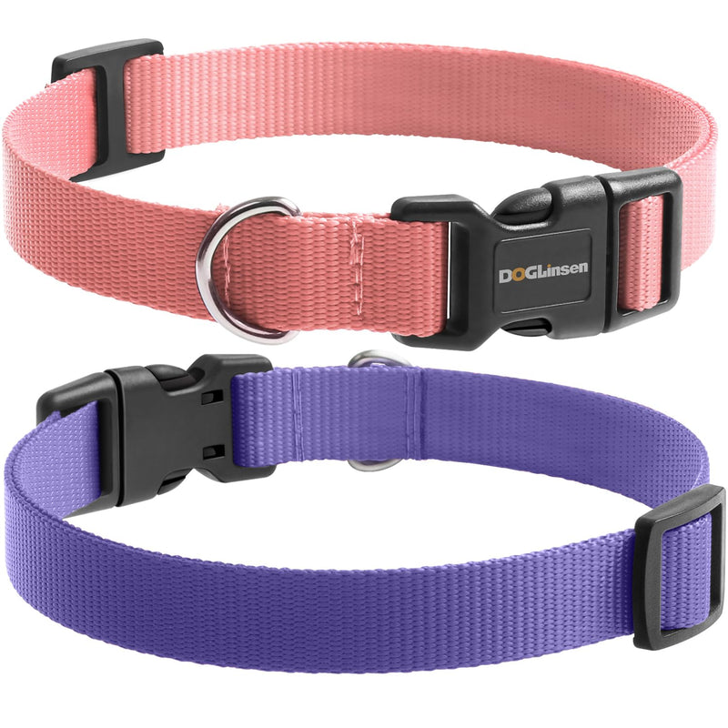 Dog Training Collar Replacement Strap, Dog Replacement Collar Strap, Shock Collar for Delupet Bousnic Patpet Hkzooi Dog Care Nikketta Yawpet Maisoie Educator - Pink & Purple Pink1+Violet1 - PawsPlanet Australia