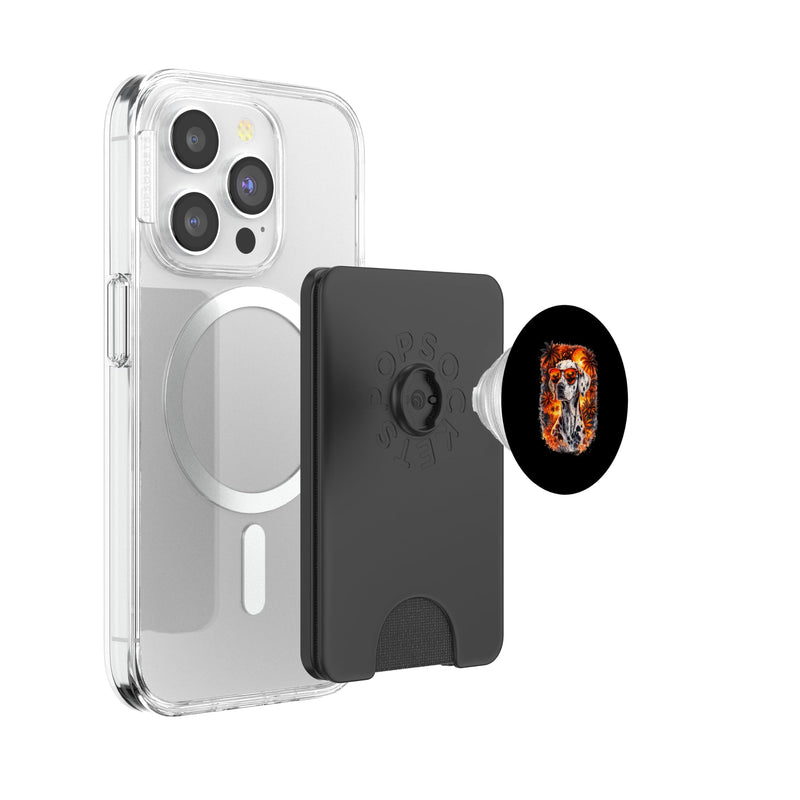 Hilarious Dalmatian Dog Motif | Pet Art Dalmatian Sunglasses PopSockets PopWallet for MagSafe Magnetic PopWallet - PawsPlanet Australia