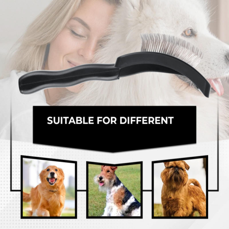 Pet Comb a Pin Comb Specifically Designed for Dogs Suitable for Medium to Long-Haired Dogs The Long Pins Can Remove Loose Hair Tangles and Knots Making It The Best Grooming Tool for Your Pet's Fur - PawsPlanet Australia