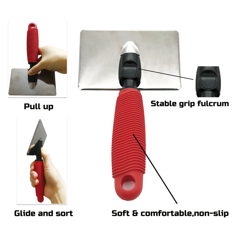 Gentle Slicker Brush for Dogs & Cats with Sensitive Skin, Protective Round Tips for Pain-Free Grooming, Removes Mats & Loose Undercoat, Ideal for Labradoodles & Short to Medium Haired Dogs - PawsPlanet Australia