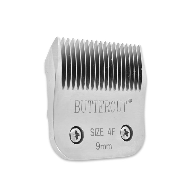 Geib Buttercut Detachable Replacement Dog Clipper Blade - Size 4F, Stainless Steel Long-Lasting Sharp Edges, 3/8-Inch Length, Compatible with Andis A5, Oster A5, Wahl KM10, Size-4F Dog Grooming Blade - PawsPlanet Australia