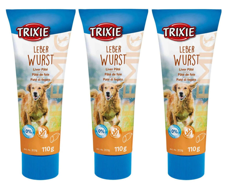 3 PACK TRIXIE PREMIO PASTE LIVER PATE DOG TREAT PASTE DELICIOUS SNACK 110G - PawsPlanet Australia