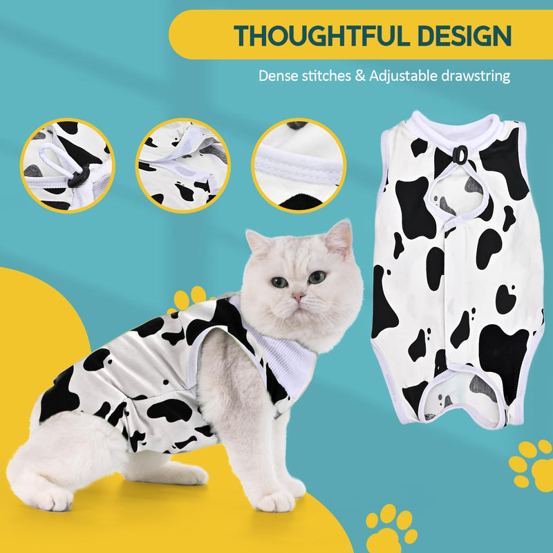 Avont Cat Recovery Suits Bundle with Cat Cone Collar Soft - PawsPlanet Australia