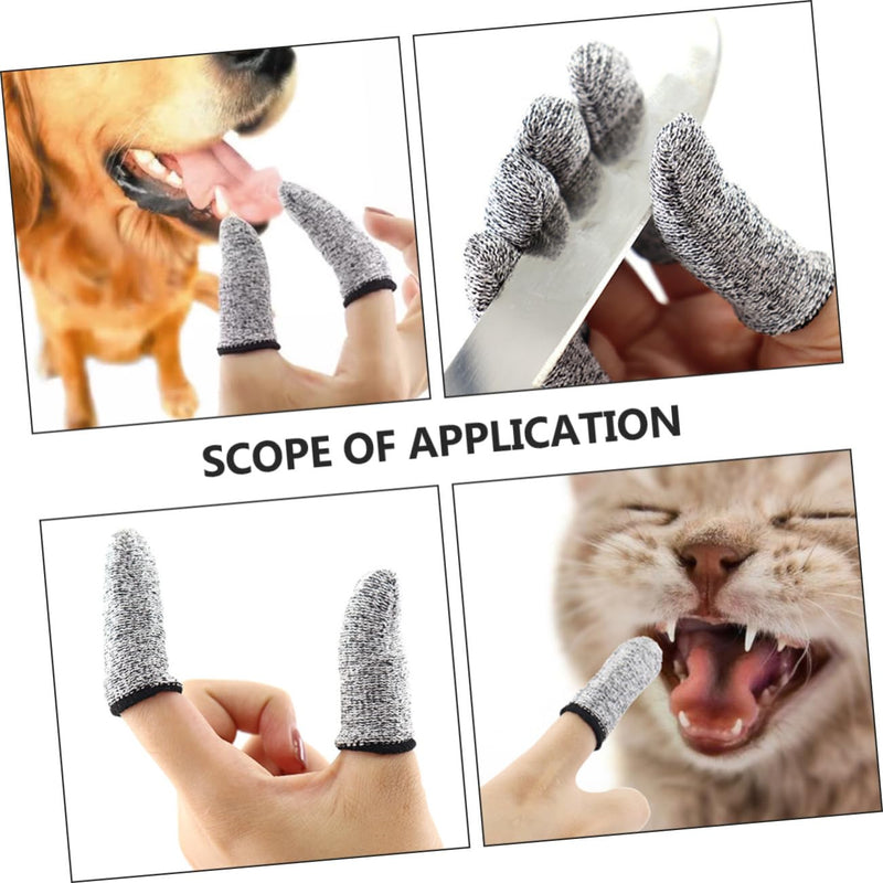 SUPVOX 2 Pairs of Finger Toothbrushes for Dogs and Cats, Durable and Safe for Hard to Reach Areas, Easy to Use, Suitable for Dental Care, Small and Large Pets