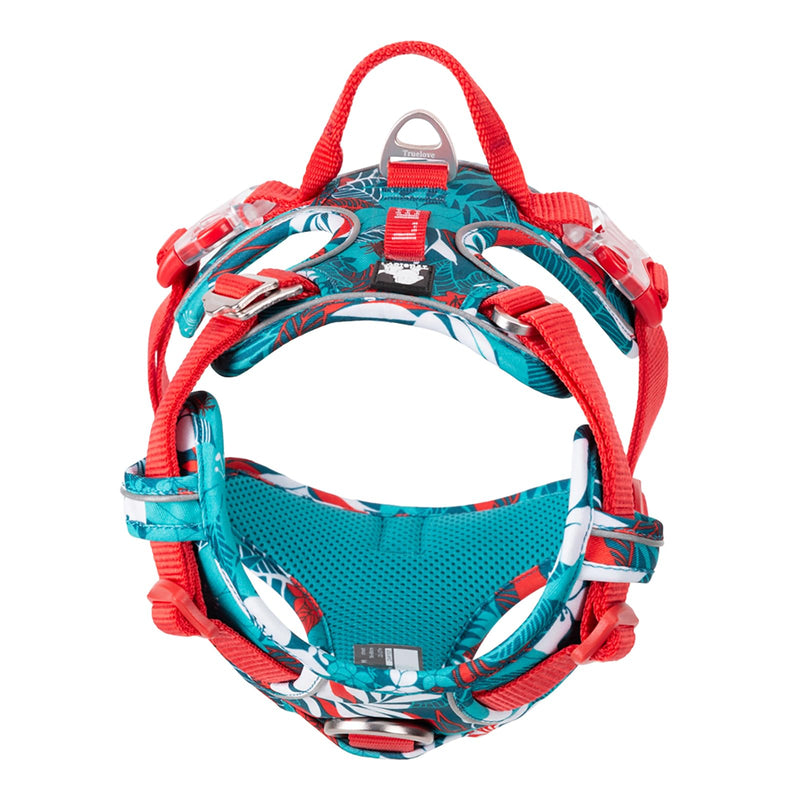 TRUE LOVE Dog Harness No Pull Nylon Reflective Soft Camouflage Pet Harness for Small Big Dogs Running Training TLH5653 Camouflage Blue L - PawsPlanet Australia