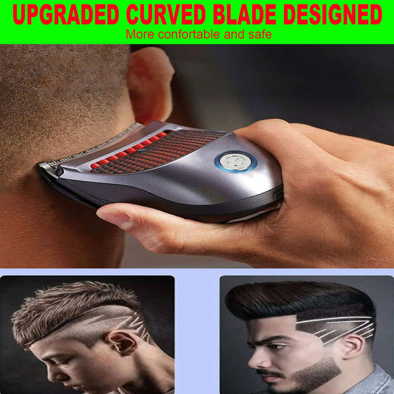 SUYOOULIN Hair Clippers Shortcut Self-Haircut Kit for Men, USB Rechargeable Cordless Electric Hair Trimmer Professional Hair Cutting Machine Shortcut Self Grooming Haircut Kit with 9 Combs With 9 Limited Combs Grey - PawsPlanet Australia