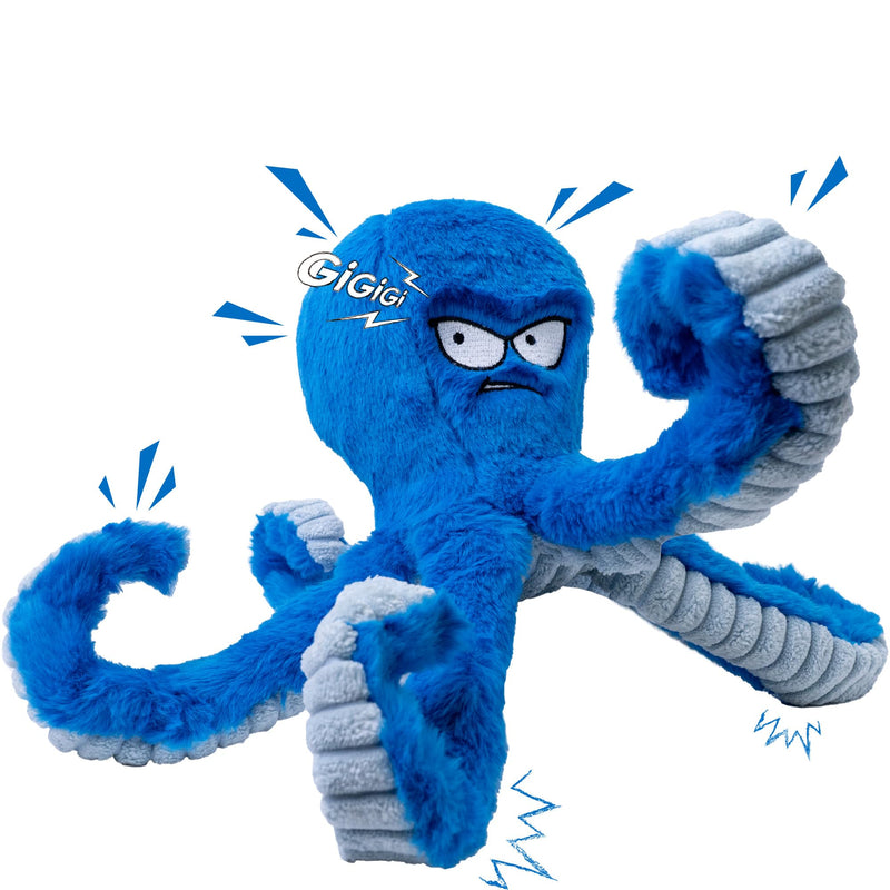 Squeaky Dog Toys For Large Dogs, Durable Octopus Plush Chew Toy For Large Breed Chewers, Tough Stuffed Toy, Tug Of War Interactive Dog Toy To Keep Them Busy, Crinkle Dog Toy For Big Medium Samll Dog - PawsPlanet Australia