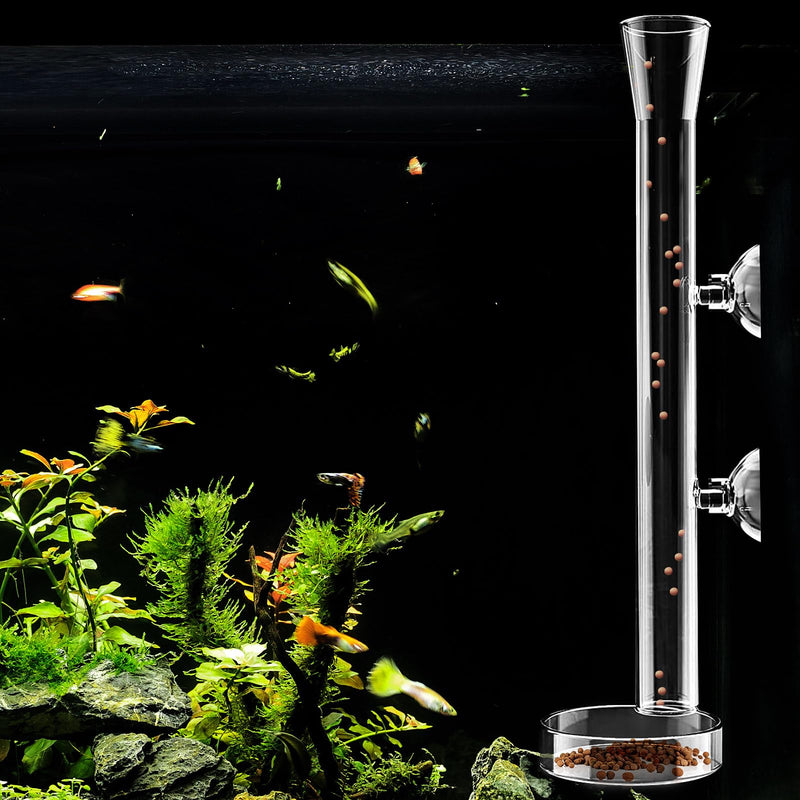 8 Pcs Shrimp Feeding Tube and Dish Fish Feeder Tube Tray for Plant Holder for Aquarium Fiberglass Fish Tank Feeding Tray (10inch) 10inch - PawsPlanet Australia
