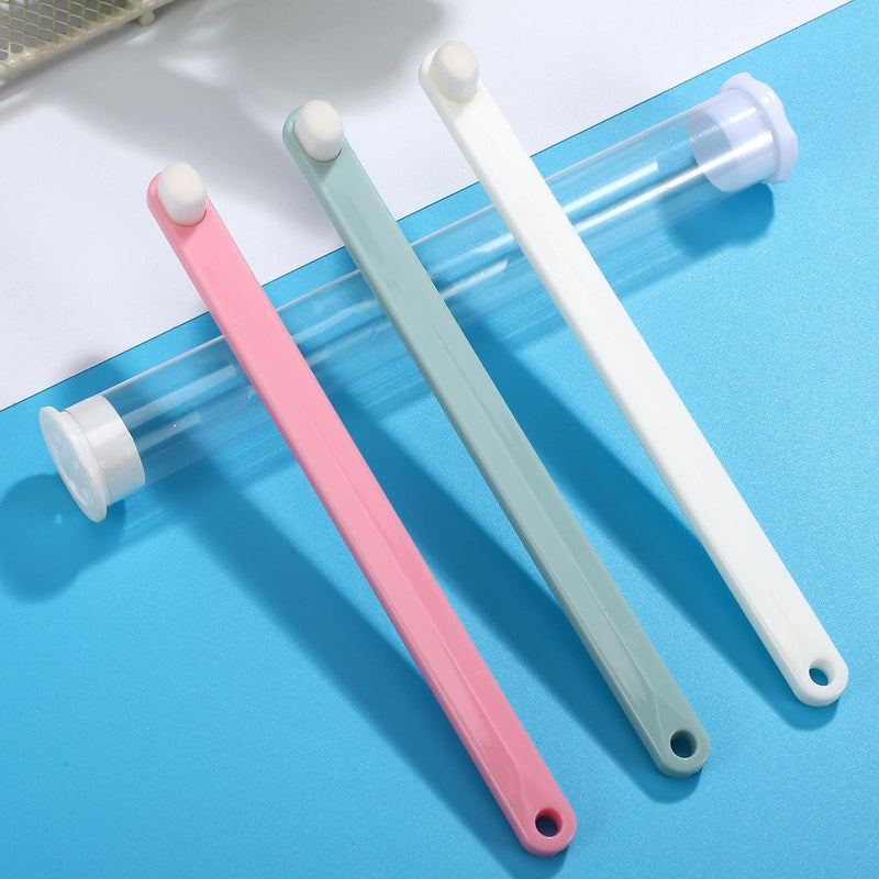Veemoon Precise Cleaning Toothbrushes, 3 Pieces with Soft Bristles for Pets, Plastic, for Cats and Rabbits, Small Dogs and Puppies