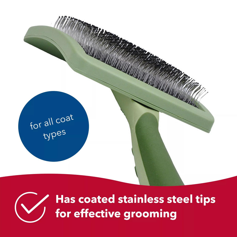Coastal Pet Safari Dog De-Matting Comb & Slicker Dog Brush for Shedding - Comb & Brush for Dogs with Medium to Long Hair - Easy Detangling - Bundle - PawsPlanet Australia