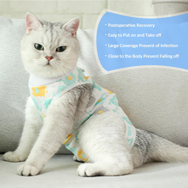 Cat Recovery Suit Female, Breathable Cat Onesie for Cats After Surgery Female for Abdominal Wounds or Skin Diseases, Cat Surgery Recovery Suit Kitten Onesie After Spay Wear Anti Licking Medium Alpaca - PawsPlanet Australia