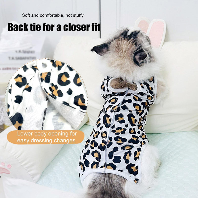 Postoperative bandage for pets, medical grade, soft abdominal bandage with a close-fitting design, professional post-operative cover, ideal for skin irritations in kittens