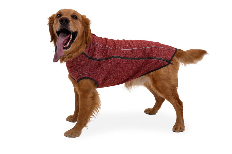 Ruffwear, Hemp Hound Sweater for Dogs, Fired Brick, Large - PawsPlanet Australia
