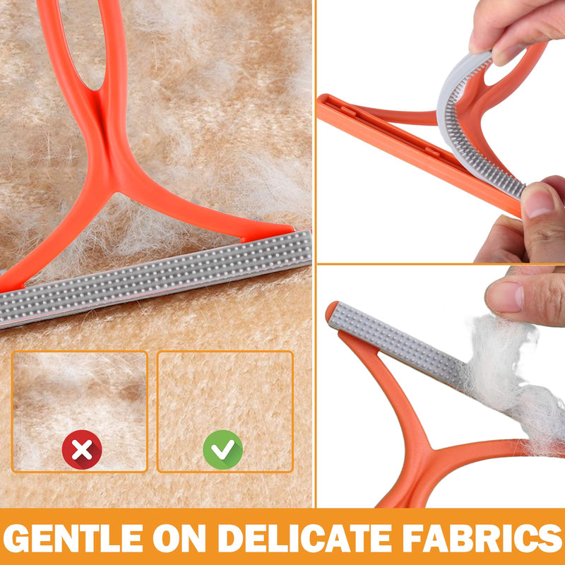 Palksky Pet Hair Removal Tool 2Pack, Reusable Static Removal Gloves, Double-Sided Grooming Gloves for Pets, Removes Pet Fur Hair for Carpets, Couch, Pet Bed, Cat Tree, Furniture & Rug - PawsPlanet Australia