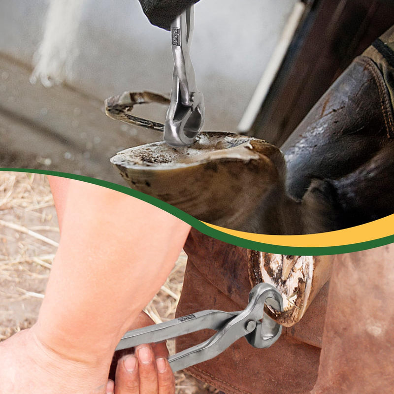 15" Stainless Steel Horse Hoof Nipper Ergonomic Tools Heavy-Duty Horse Hoof Trimmer Cutter,Professional Equine Grooming for Hoof Care, Horseshoe Removal,Hoof Trimming–Durable,Precision,Easy Use
