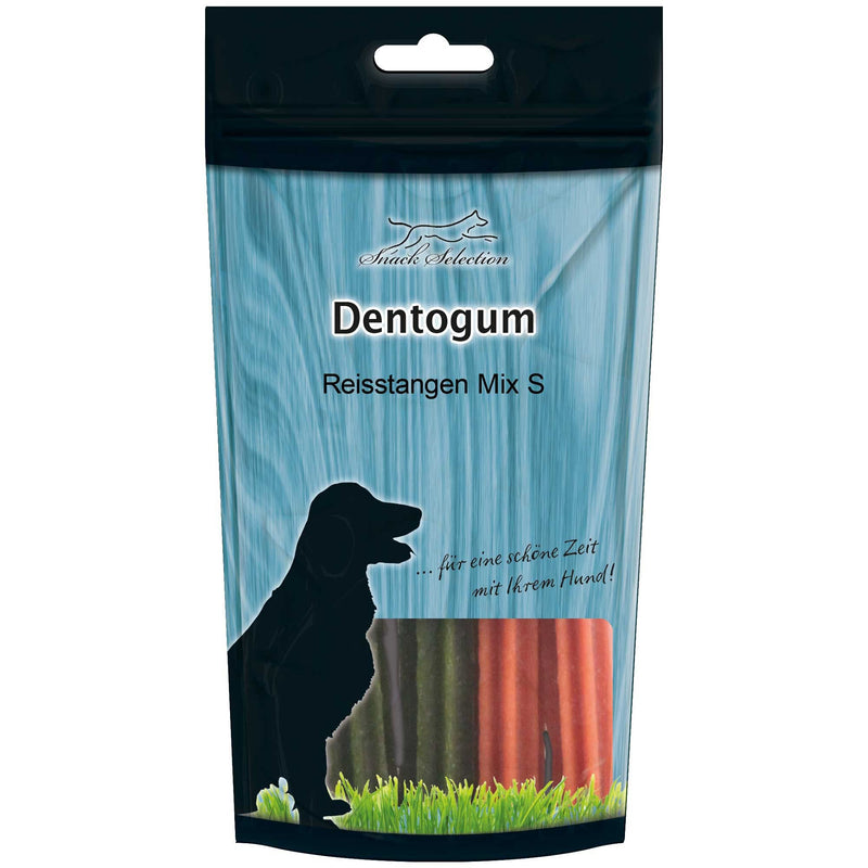 5 x 120 g Dentogum Rice Sticks Mix - for Small to Medium Dogs - The Toothbrush for Your Dog - Dental Care