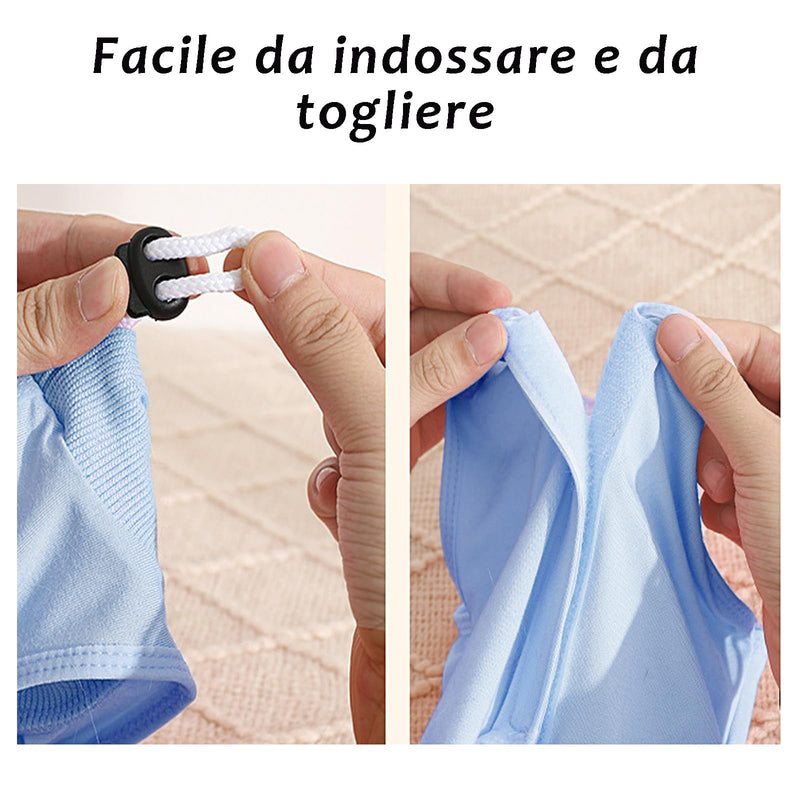 Body Cat After Surgery, Sterilization, Jumpsuit for Cat After Surgery for Abdominal Wounds or Skin Diseases to Prevent Licking Wounds (Blue, M) blue