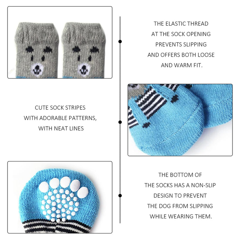 1 Piece Of Dog Earmuffs And 4 Socks, Waterproof And Anti-Fright, Pet Swimming And Bathing Headgear, Safety Protection Accessories.