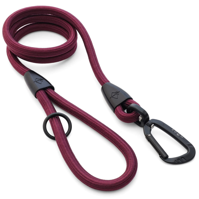 Made to ROAM Premium Everyday Leash - Ultra Soft Dog Leash with Aviation Aluminum Carabiner for Small, Medium, Large Dogs - Vermont Weekends, 4ft (Rubber Coated Metal Clamps) 4 Feet, Rubber Coated Metal Clamps - PawsPlanet Australia
