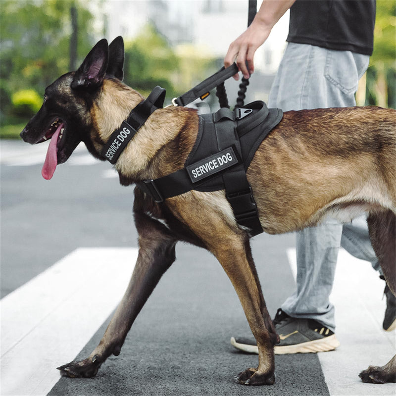 EXCELLENT ELITE SPANKER Tactical Dog Vest Training Military Patrol Service Dog Harness Easy Control Adjustable No-Pull Nylon Pet Harness with Handle for Small Medium Large Dogs(COB-XS) XS Coyote Brown - PawsPlanet Australia