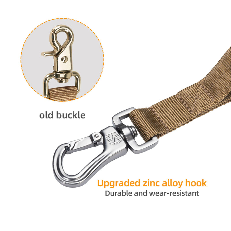 Dog Pack Hound Saddle Bag Backpack with 2 Capacious Side Pockets & Tactical Bungee Leash Military Adjustable Dog Leash Quick Release Elastic Leads Rope - PawsPlanet Australia