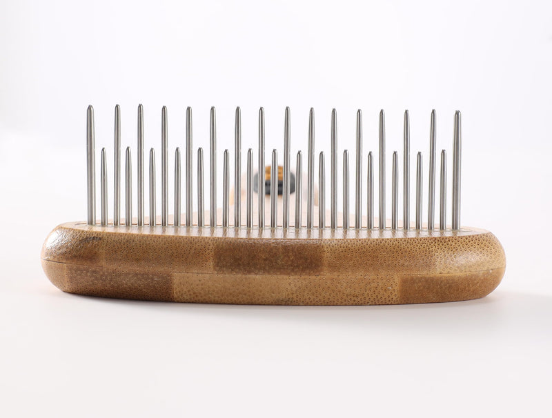 Dog Rake for Undercoat & Stainless Steel Shedding Comb for Long Hair Dogs and Cats 2 Pack Pet Grooming Kit of Deshedding Brush and Metal Comb for Detangling Matted Fur Pet Undercoat Rake Set-02 - PawsPlanet Australia