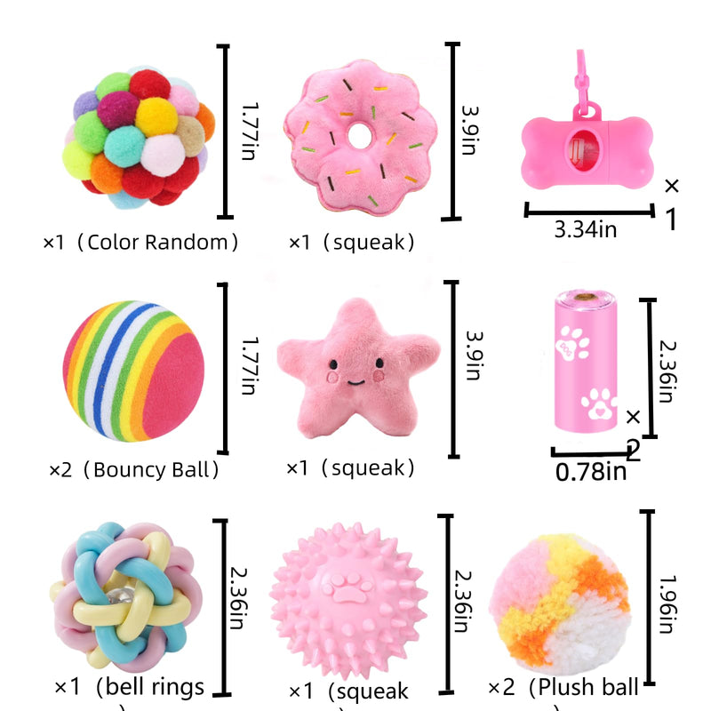 Cats Toy Set Interactive Cat Toys Pack Woolen Cat Toy Balls with Bell and Fuzzy Balls, Interactive Toys for Indoor Cats and Kittens, Chew Toys 12pcs - PawsPlanet Australia