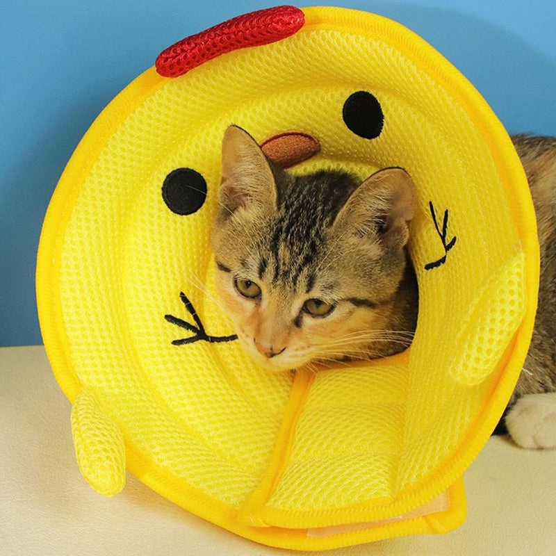 For dogs to stop licking, pet Elizabeth collar, pet wound protection neck cover, prevents bleeding, for large and medium-sized puppies, kittens, animals