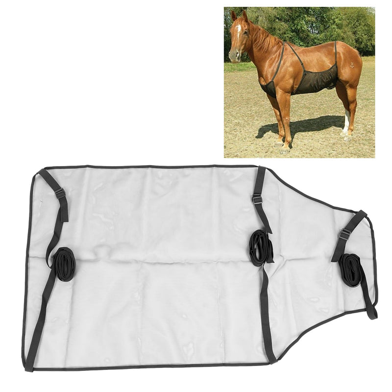 Horse Belly Guard, Comfortable Adjustable Horse Belly Protections Cover Foldable Horse Ride Fly Sheet Soft Breathable Lightweight Anti Scratch Belly Cover for Outdoor - PawsPlanet Australia