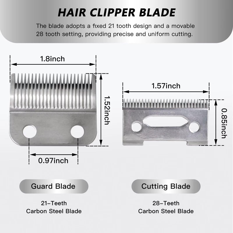 Upgraded 2 Pack 2 Hole Clipper Blade for Wahl ProSeriesPlatinum/Self-CutPro/Pet- Pro/Notfit Multi-Purpose79607 / 5Star / MagicClip / 5StarMagicClipCordless / 5StarSenior - PawsPlanet Australia