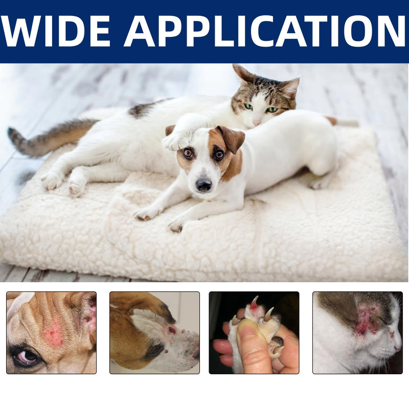 2 pieces of wound ointment for cats and dogs, wound gel for cats, wound ointment for cats, wound ointment for dogs, practical skin care for pets, easy and quick to apply