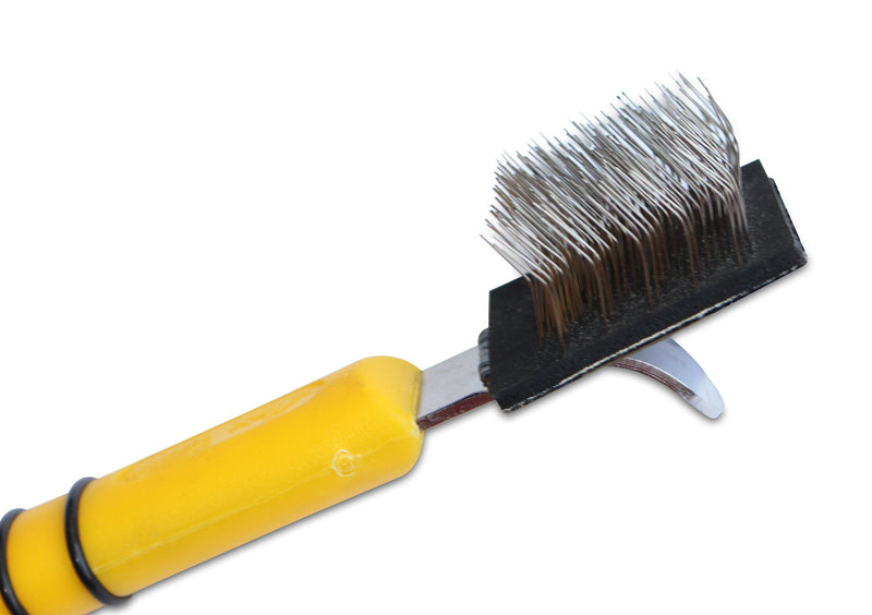 Mars Flexy-King Flexible Slicker Brush, Stainless Steel Bristles - PawsPlanet Australia