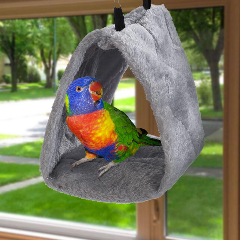 Warm Bird Nest House, Bird Bed for Cage Accessories, Parakeet Toys Hammock, Plush Parrot Hanging Hut Tent for Conure Cockatiel Lovebird Cockatoo - PawsPlanet Australia