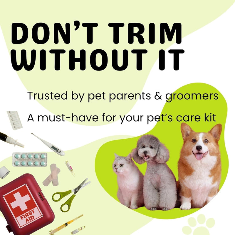 Styptic Powder for Dogs, Cats & Birds (2 oz) – Fast-Acting Blood Clotting & Bleed Stop Powder for Pet Nail Trims, Clipping & Cuts – Easy-Use Wide Mouth DIP Can – First Aid Grooming Essential - PawsPlanet Australia