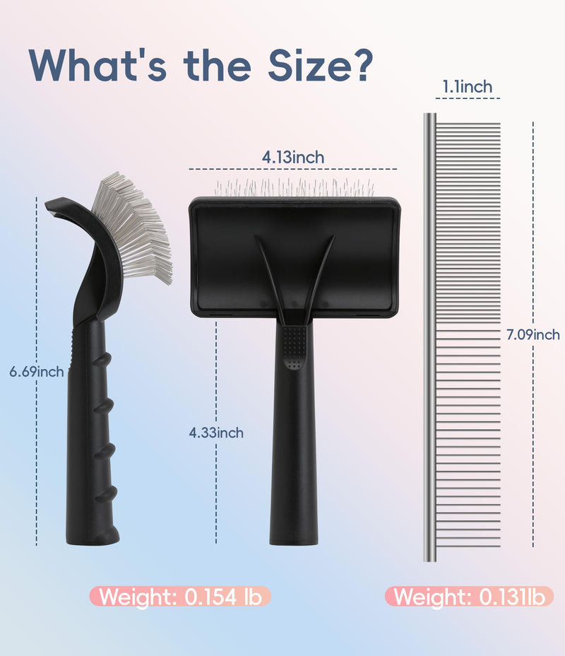 Fenice Peak Premium Dog Slicker Brush for Thick Fur, Ultra-Long 0.98" Pins, 135° Memory Soft Pins, Comfortable Non-Slip Handle, Ideal for Goldendoodle, Poodle & Labradoodle, Pink - PawsPlanet Australia