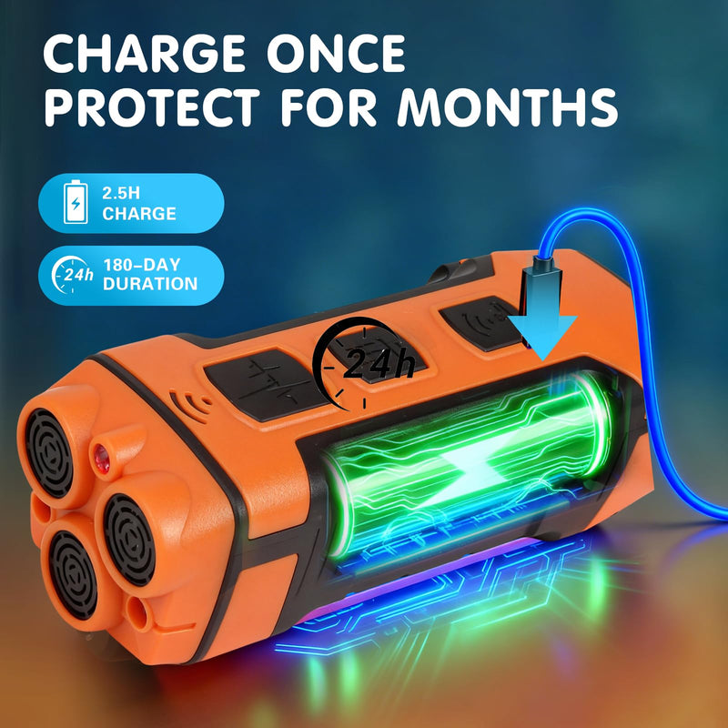 Ultrasonic Dog Bark Deterrent Device, Portable Anti-Barking Tool to Stop Neighbor's Dog Bad Behavior, Indoor & Outdoor Use