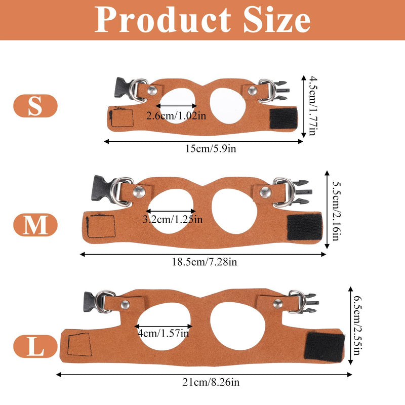3 Pack Adjustable Harness and Leash Set Soft Leather Lizards Harness Small Animal Traction Rope Strap Bearded Dragon Lizard Training Walking Vest for Reptiles Squirrel Lizard Chinchilla - PawsPlanet Australia
