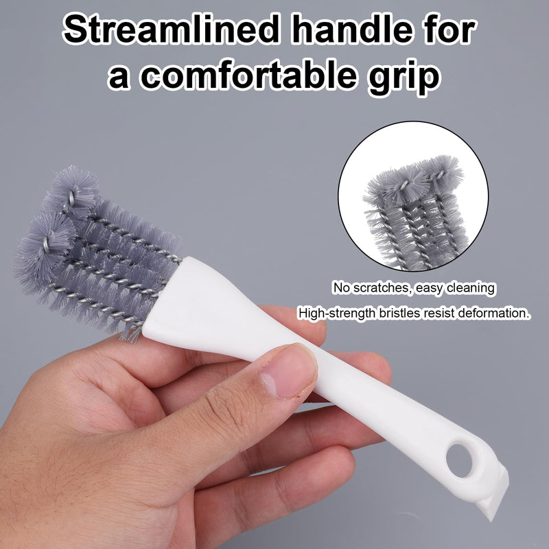 2pcs Bird Cage Cleaner with Long Handle, Bird Cage Brush Droppings Removal Tool for Small Animals Remover Parrot Bath Perches Cleaning Accessories - PawsPlanet Australia