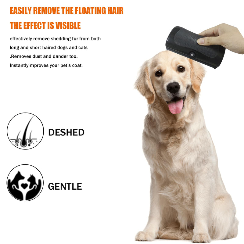 Deshedding Dog Brush & Pet Hair Remover - Dog & Cat Shedding Tool, Matted Hair Remover for Rabbits/Horses - Professional Dog Hair & Undercoat Grooming Tool for Shedding - PawsPlanet Australia