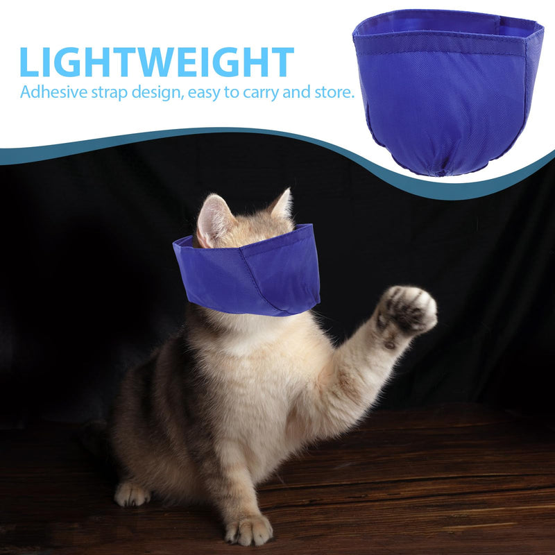 Care eye mask for cats and small dogs. Bite-resistant eye protection made of soft, breathable material to soothe during grooming and cleaning. Suitable for cats 2.5-5 kg.