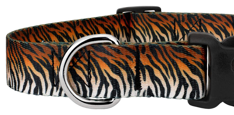 Country Brook Petz - Deluxe Bengal Tiger Stripes Dog Collar - Made in The U.S.A. - Animal Prints Collection Featuring Wild Designs (5/8 Inch, Small) Small (Pack of 1) - PawsPlanet Australia