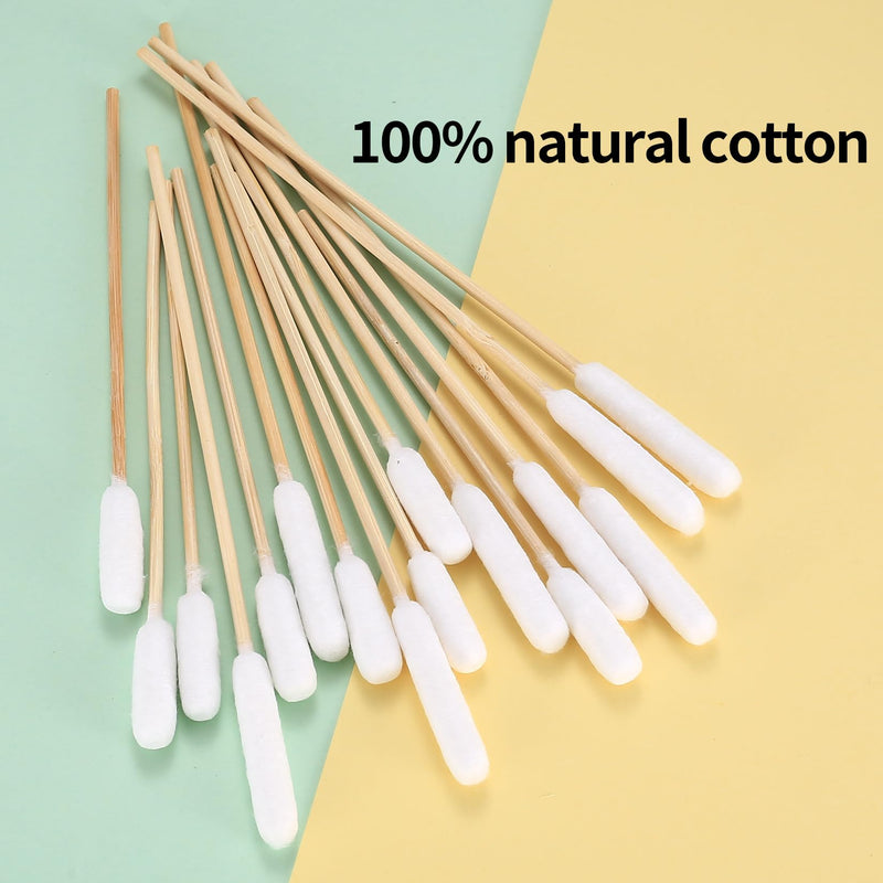 200 Pcs Dog Ear Cleaning Swabs, 12cm/15cm Extra Large Cotton Budss, Dog Ear Buds Cleaning Swab Sticks, Pet Cat Dog Earbuds Cleaner Cotton Buds, cCotton Swab Sticks