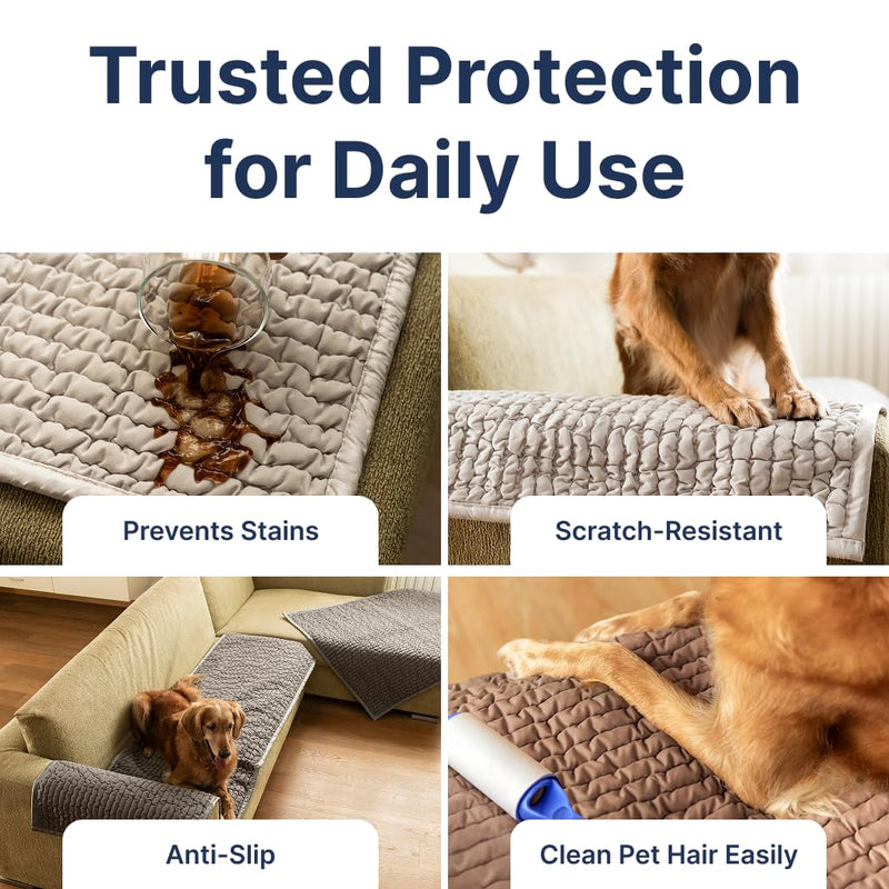 PAULATO BY GA.I.CO. Waterproof Couch Cover – 24x47 Blanket for Sofa Car Seat or Crate – Machine Washable Absorbent Reusable Pad for Puppy Training – Dogs Cats Pets Friendly Protector M (24x47”) Marsala - PawsPlanet Australia