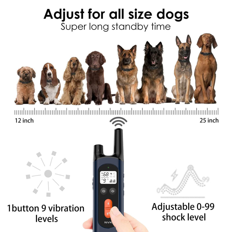 NVK Dog Training Remote, Single Multifunction Remote Without Collar for Small Medium Large Dogs - PawsPlanet Australia