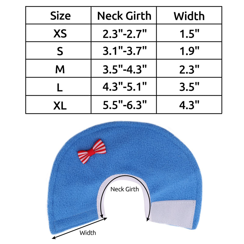 Bird Cone Collar 4 Pcs Set Pet Parrot Anti-bite Elizabethan Collars Protective Anti-Grab Feather Wound Healing Recovery Cones for Lovebird Cockatiel Budgerigar Parakeet Yellow Blue Red Green XS - PawsPlanet Australia